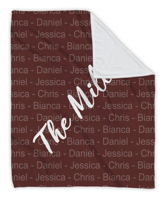 Last Name Blanket