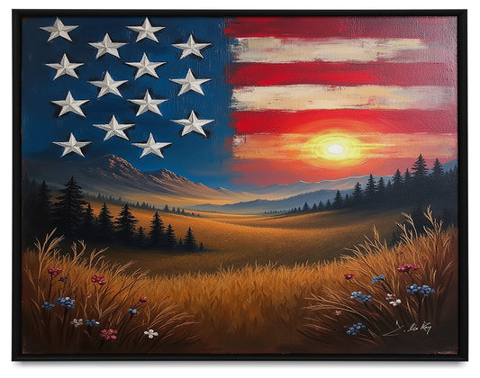 Freedom Framed Canvas Print
