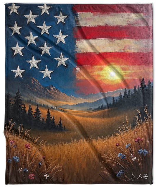 Freedom Velveteen Blanket
