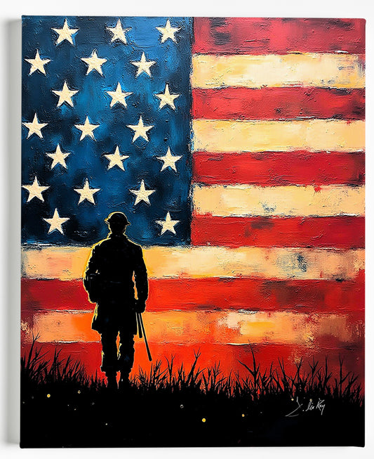 Honor and Glory Canvas Art Print