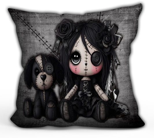Little Stitch-ups Best Friends Puppy Friends Throw Pillow
