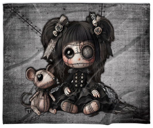 Little stitch -Old Friends - Rat Velveteen Blanket