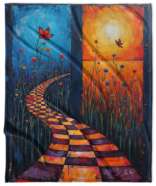 Our Way Home Velveteen Blanket