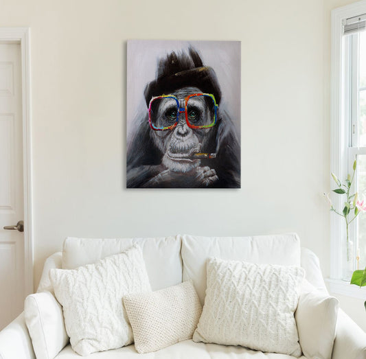 Spectacled Canvas Print
