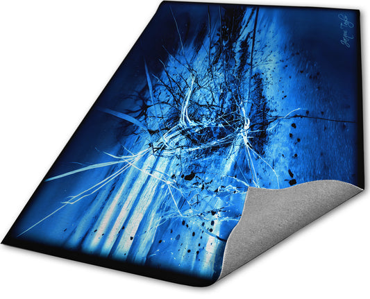 Static flux Area Rug