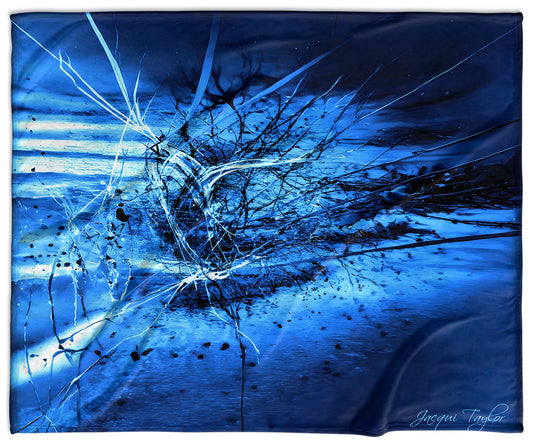 Static flux Velveteen Blanket