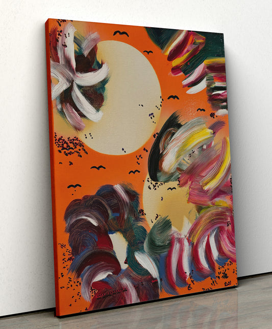 Sunlit Harmony Canvas Art Print