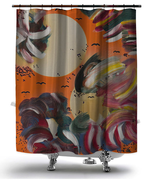 Sunlit Harmony Shower Curtain