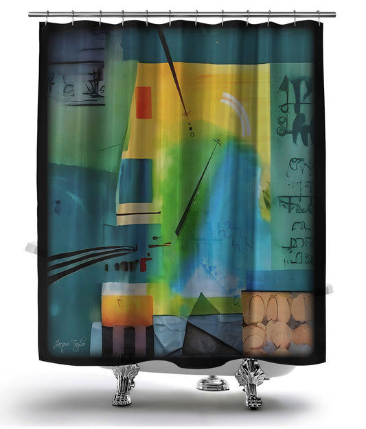 Tempo Rubato - Stolen Time Shower Curtain
