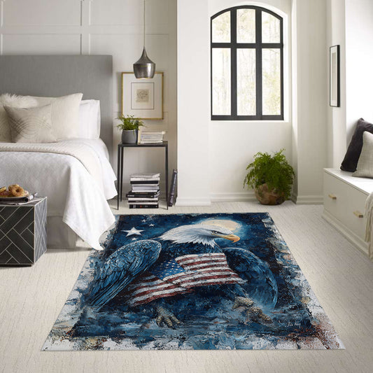 The Eagle of Faith Area Rug