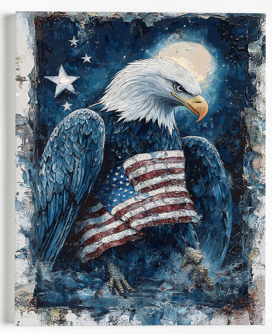 The Eagle of Faith Canvas Art Print