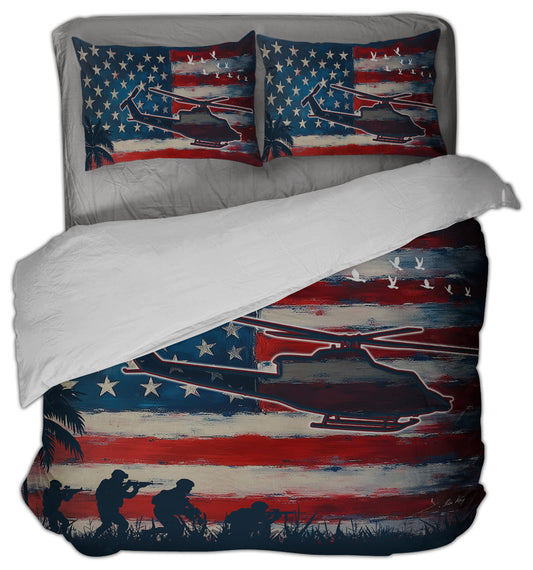 The Shadows of Freedom Duvet Cover Set