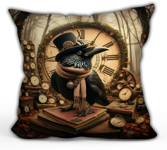 The Time Collector Throw Pillow