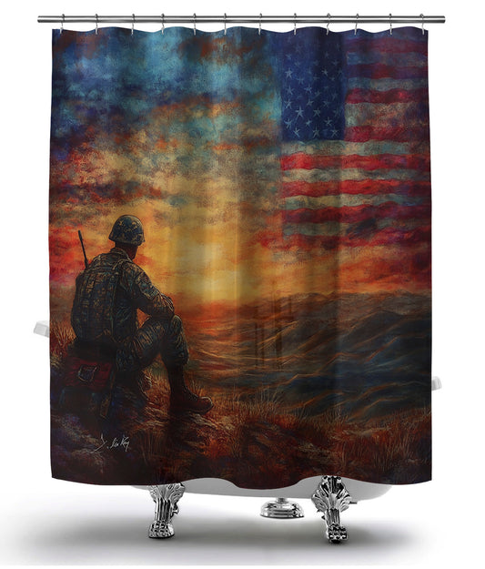 Time to Go Home Shower Curtain
