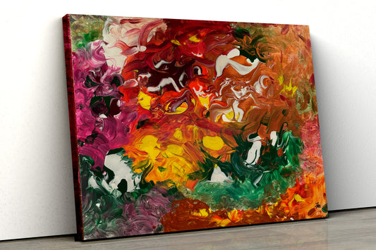 Vibrant Symphony Canvas Art Print