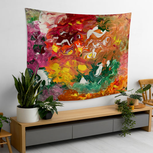 Vibrant Symphony Tapestry