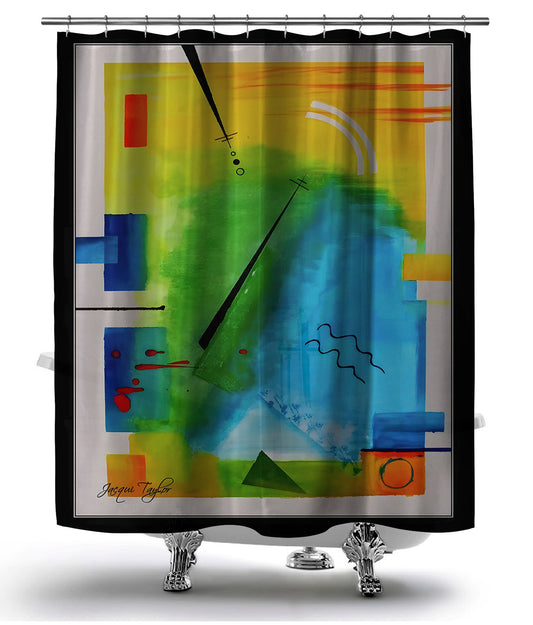 Zeitgeist Shower Curtain
