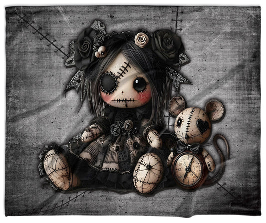 Little Stitch-ups Best Friends Mouse Velveteen Blanket