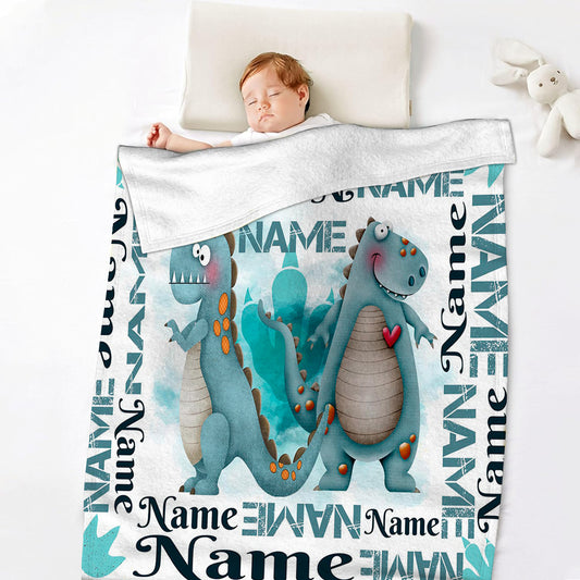 Dinosaur Super Plush Blanket