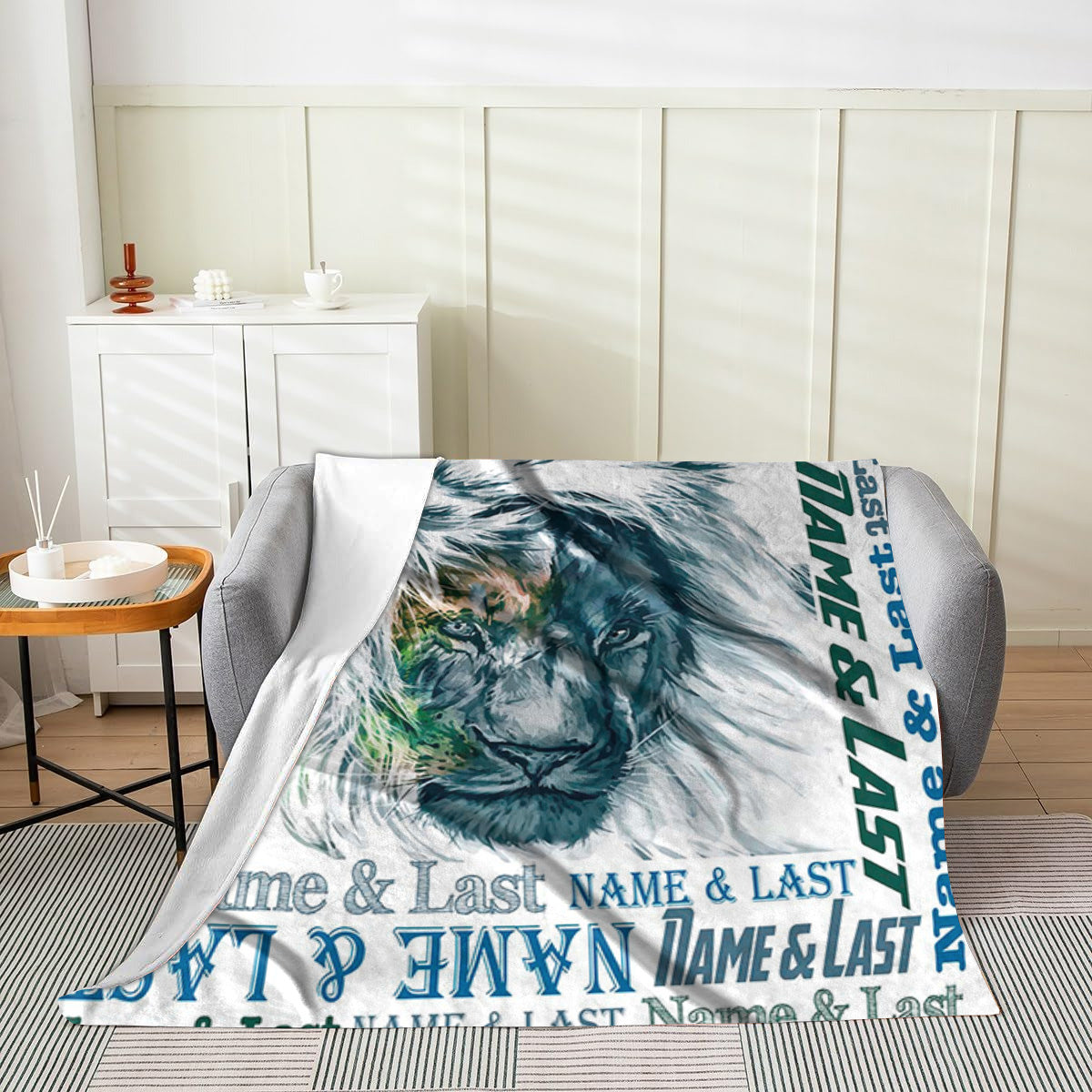 Lion Boys Super Plush Blanket