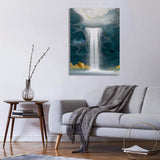 Aerial Falls Canvas Print