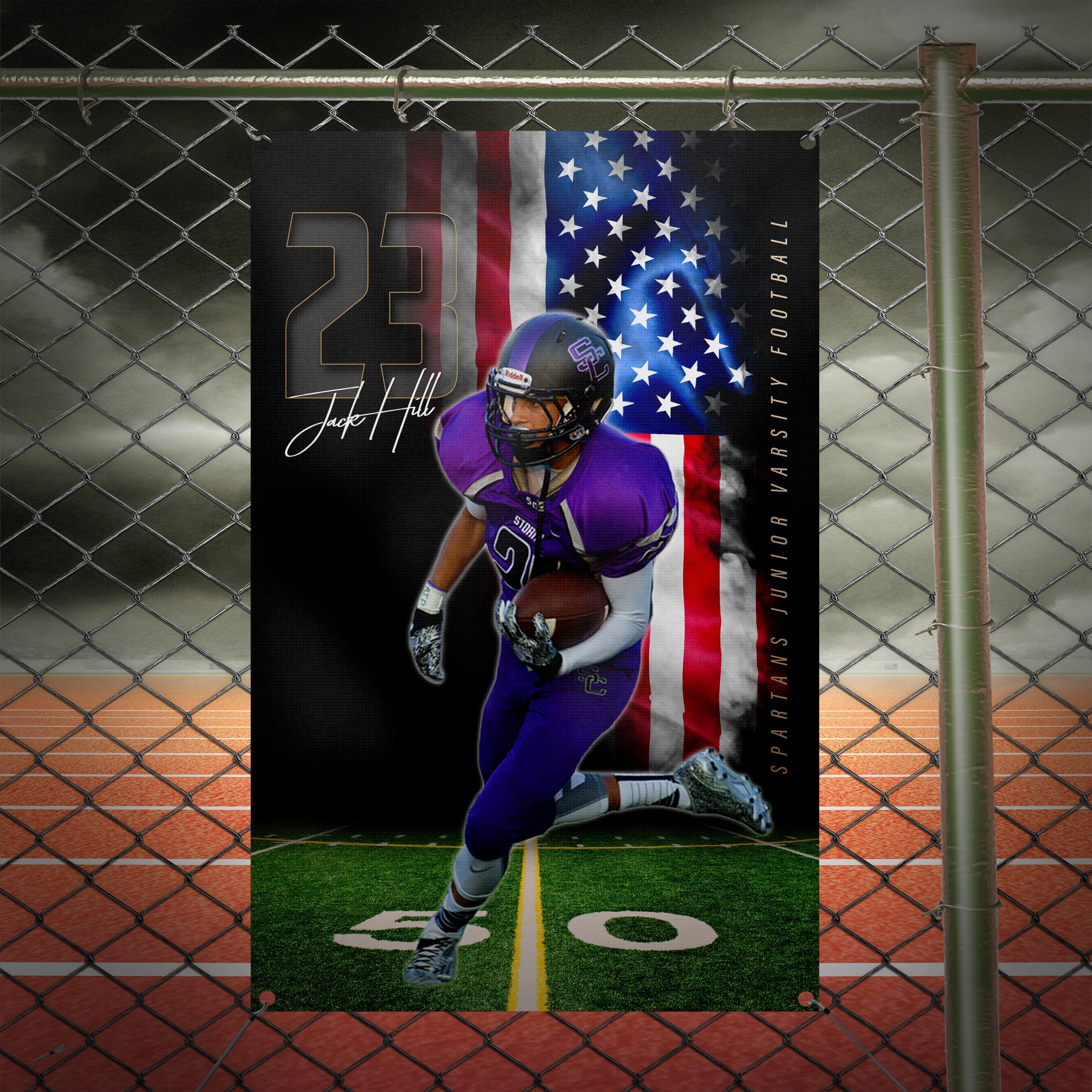 All American Football Banner