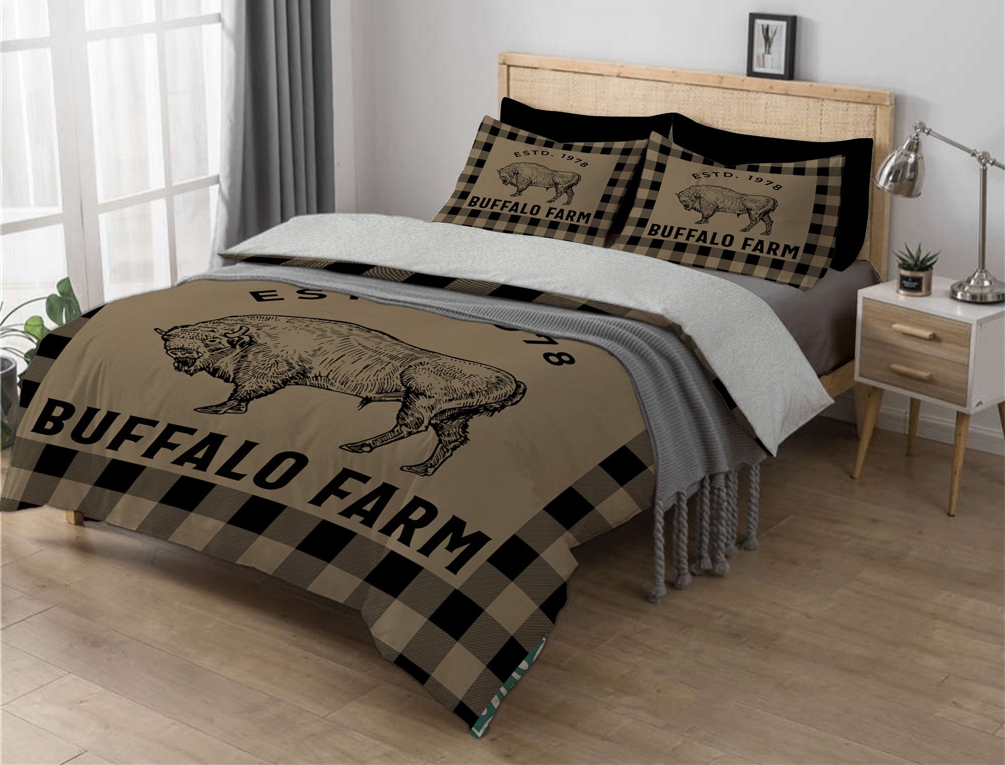 Amardo Sherpa Comforter Set