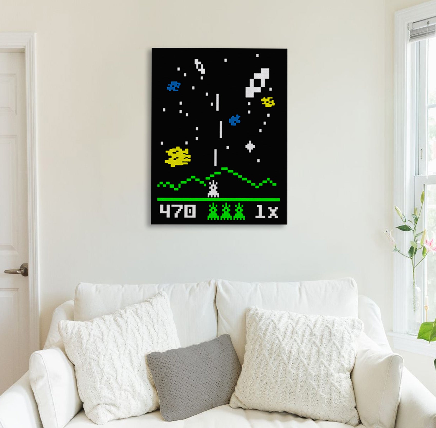 Astrosmash Canvas Print