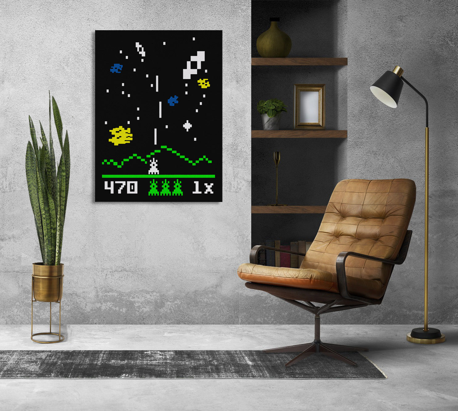 Astrosmash Canvas Print