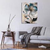 Azure Elegance Canvas Print