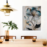 Azure Elegance Canvas Print