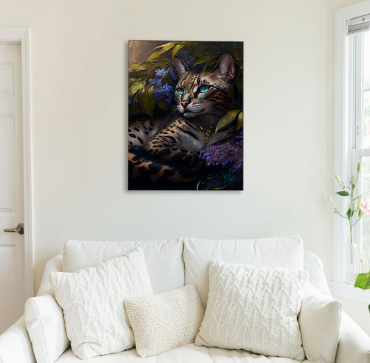 Azure Gaze Canvas Print