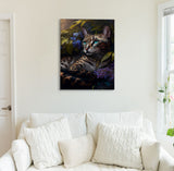 Azure Gaze Canvas Print