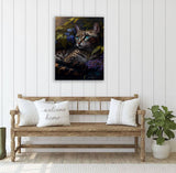 Azure Gaze Canvas Print