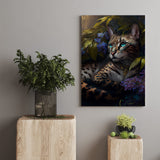 Azure Gaze Canvas Print