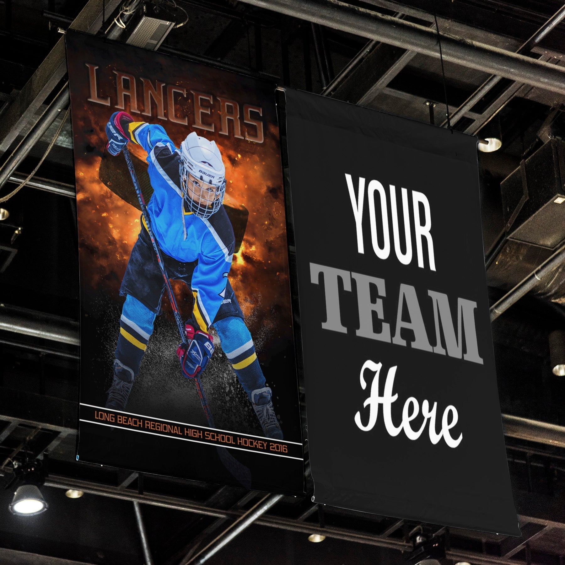 Backdraft Hockey Banner