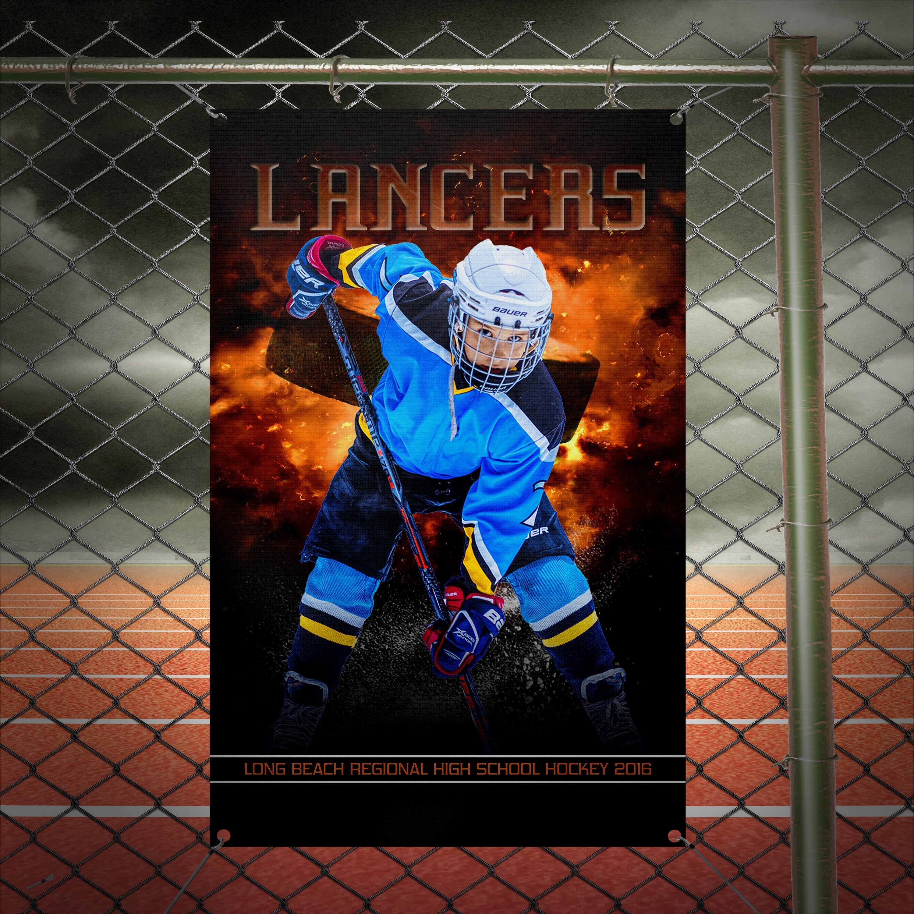 Backdraft Hockey Banner