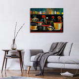 Bar Scene Canvas Print