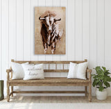 Beaked Horns Canvas Art