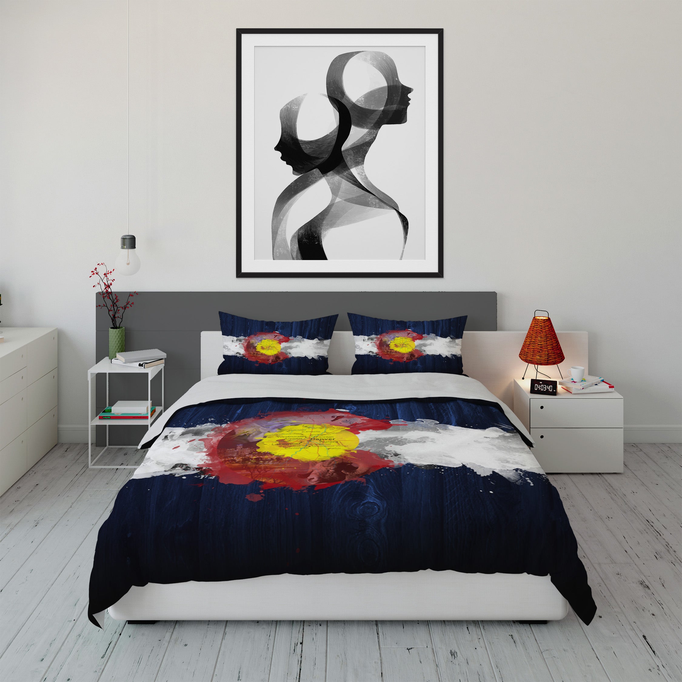 Colorado Flag Design_4 Duvet Cover Set