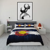 Colorado Flag Design_4 Duvet Cover Set