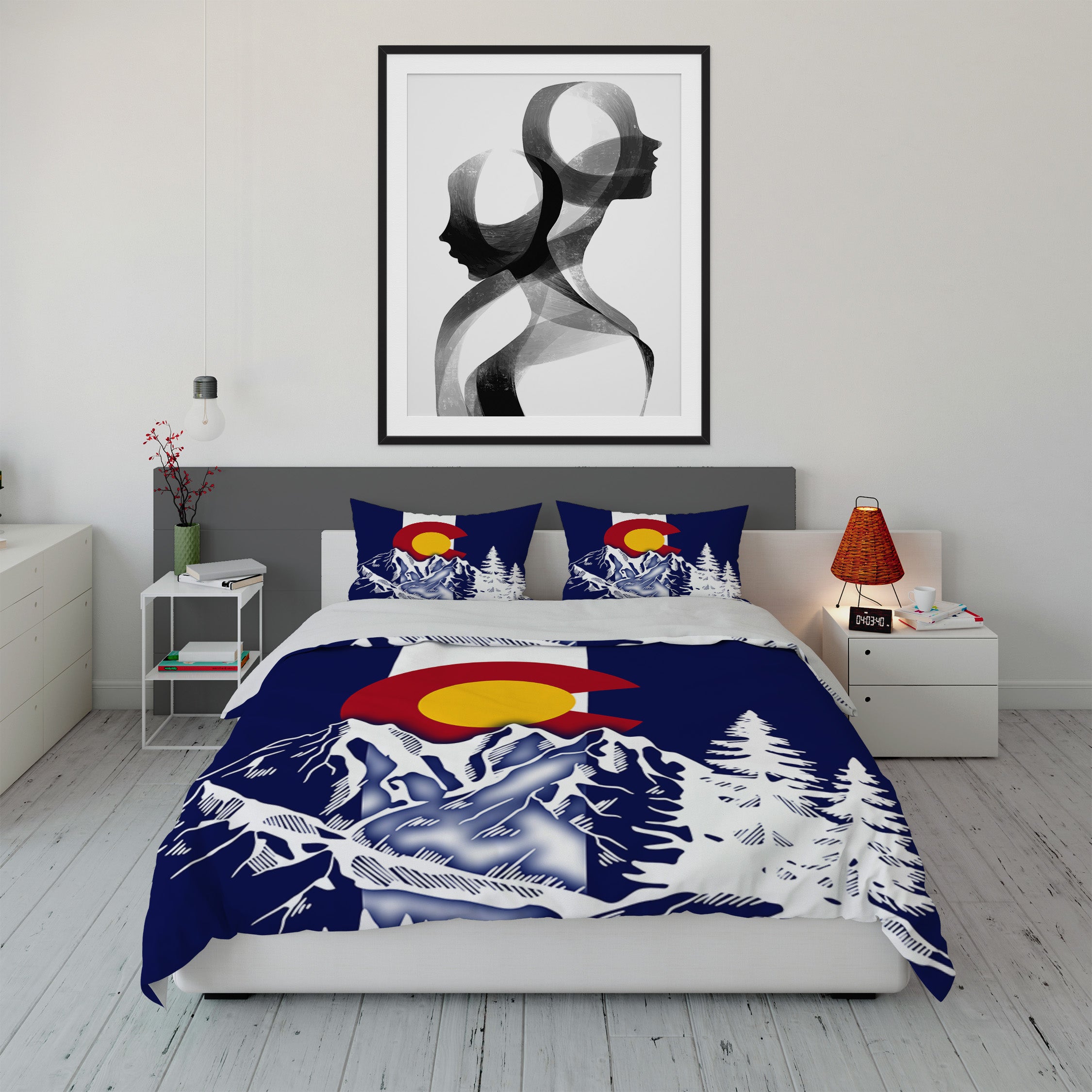 Colorado Flag Design_5 Duvet Cover Set