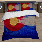 Colorado Flag Design_1 Comforter Set