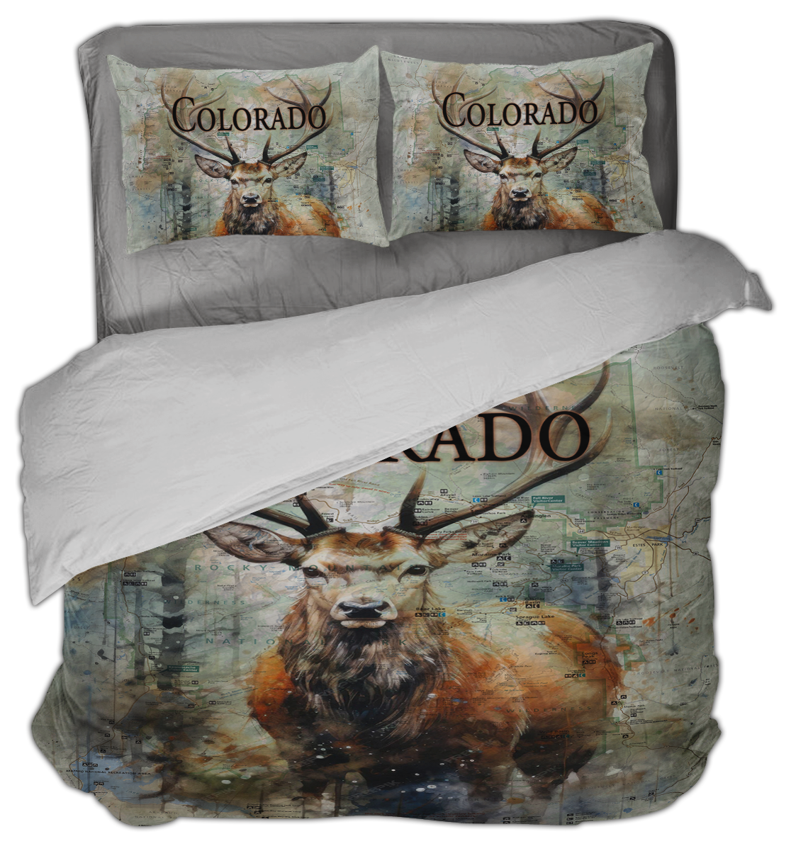 Colorado Flag Design_3 Duvet Cover Set