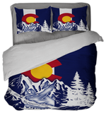 Colorado Flag Design_5 Duvet Cover Set