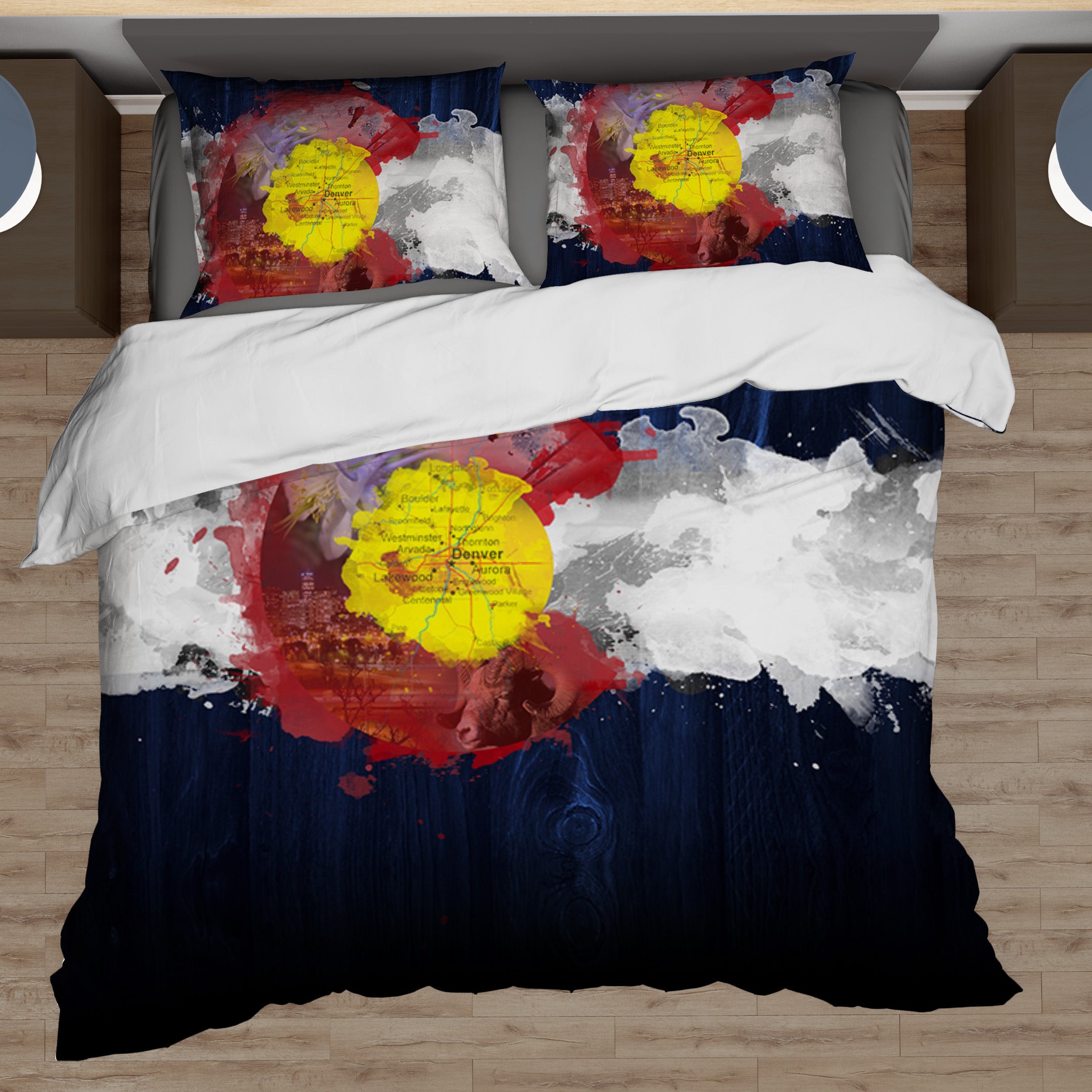Colorado Flag Design_4 Comforter Set