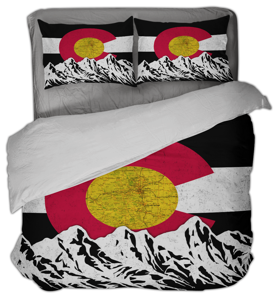 Colorado Flag Design_2 Comforter Set