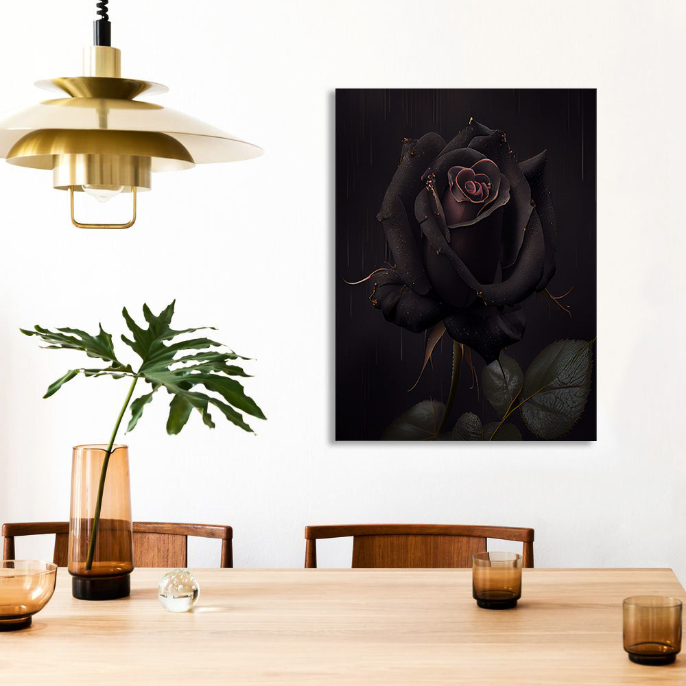 Black Rose Canvas Print