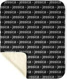 Single Name Reg Font Sherpa Blanket