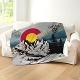 Estes Park Design_2 Sherpa Blanket